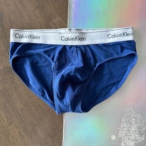 Men’s Blue Calvin Klein Briefs size Medium